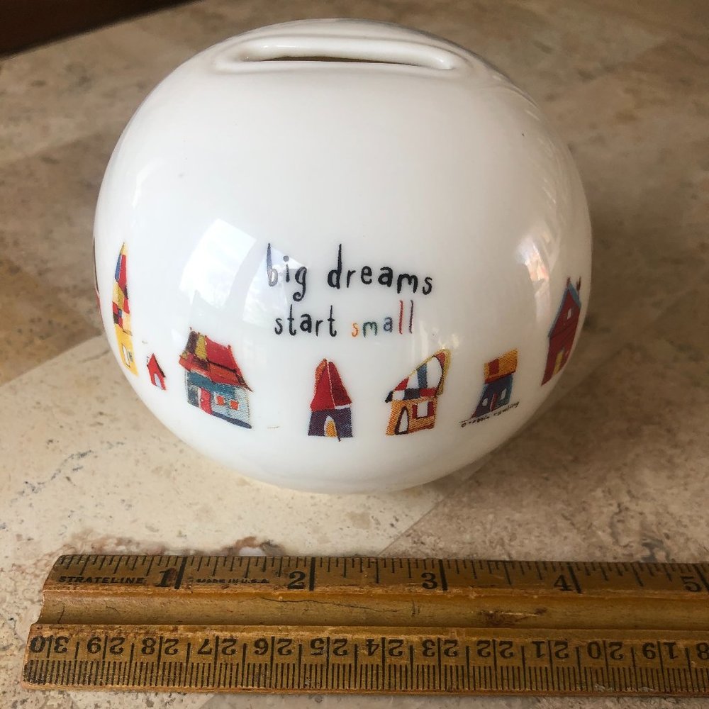 Big Dreams Start Small Ceramic Bank